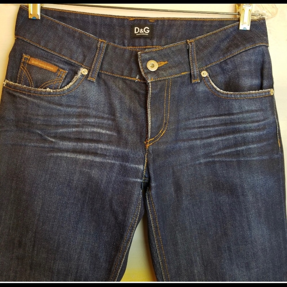 Dolce & Gabbana flare distressed demin jeans 26